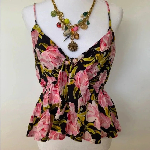 audrey Tops - Floral Tank Blouse
